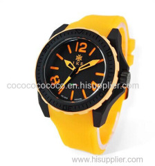 Colorful silicone fashion sports watch, Made in China