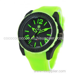 Colorful silicone fashion sports watch, Made in China