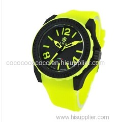 Colorful silicone fashion sports watch, Made in China