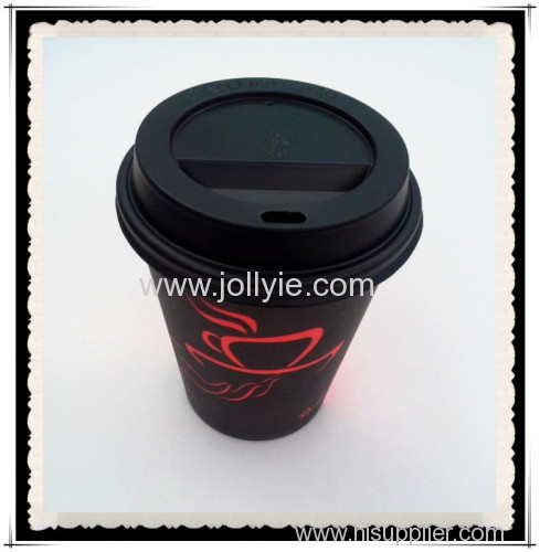 8oz disposable coffee paper cups with cup lids