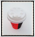 8oz disposable coffee paper cups with cup lids