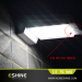 solar motion sensor led wall light