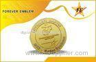 Round Shape Or Irregular Shape Challenge Gold Custom Metal Coins