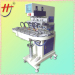 Pneumatic 4 color conveyor tampon printing machine with ink tray
