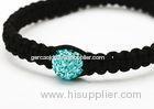Custom clear shamballa bead bracelet crystal jewelry 3.15 diameter for women