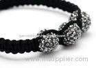 Glamorous and stylish shamballa bead bracelet crystal jewelry for women