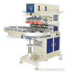 High quality conveyor 4 color automatic tampon printing machine with pretty price