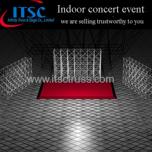 Layer Truss Scaffolding Stage System for Indoor Concert Events