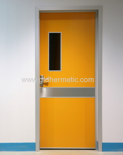 hermetically sealed swing single open doors with aluminum door frame