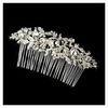Fashion rhinestone,crystal bridal jewelry hair comb with 925 sterling silver plating