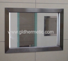 Radiation protective lead glass window for X-ray department