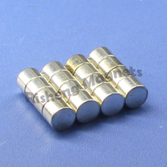 N35H magnet strength D8 x 6mm +/- 0.1mm magneti disc super magnets neodymium Sn coated