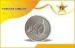 Fashion Accessories Brass Chromed Plated Custom Metal Buttons With Loop