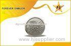Gold Plated Aluminum Shiny Custom Metal Buttons With Shank For Jeans