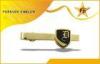 Gold Plated Brass Personalized Tie Bar For Promotion Gifts , Business Gifts