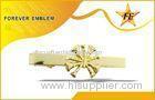 2D Or 3D Gold Plating Die Casting Zinc Alloy Blank Personalized Tie Bar