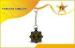 Silkscreen Or CMYK Printing Custom Metal Charms With Full Color Logo