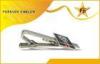 Metal Silver Color Tie Clip / Personalized Tie Bar