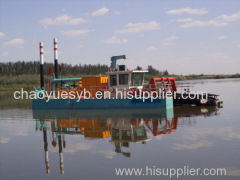 China-made hydraulic cutter pump suction sand dredger used on the river