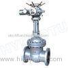 Hydropower station Electric flanged Gate Valve / Sluice Valve for Dia.50 1600 mm