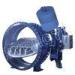 Dia. 50 - 3000 mm 0.25 - 2.5 Mpa hydraulic counter weight Flanged Butterfly Valve for Hydropower Pro