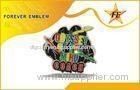 Pewter / Zinc Alloy Soft Cloisonne Enamel Badge For Business Gift