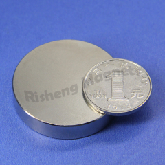 N42 magnets for sale D40 x 8mm disc magnet industrial magnetics 22.136 kg Pull Force