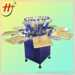 manual 8 color 8 stations t shirt printer