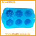 Silicone 6 cavities cake mold