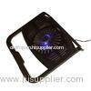 LED Fan Foldable USB Cooling Pad Laptop Cooler for 15.6 inch Notebooks Black