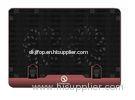 Black USB Laptop Cooling Pad with Fan for 12 inch Notebooks , Dual 12cm big fans