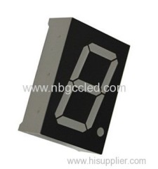 black surface 0.8 inch 1 digit 7 Segment led display