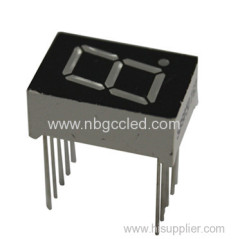 common size 0.5inch different colors 1 digit 7 segment led display