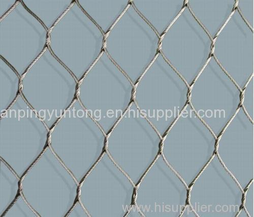 Stainless Steel 316 Woven Rope Mesh/SS Ferrule Mesh