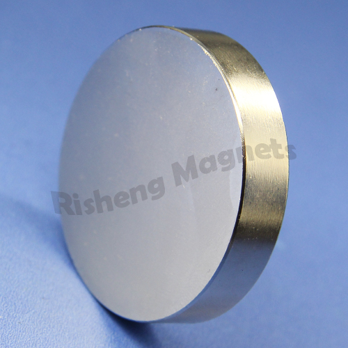 Strong Disk Magnets D60 x 10mm N40 NdFeB Magnet Properties Nickel Ccoating