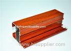 Anodized / Mill Finished Wood Grain Aluminium Extruded Profiles , 6063 T5
