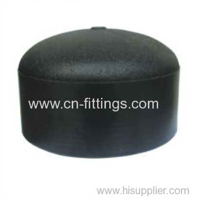 hdpe butt fusion injection end cap pipe fittings