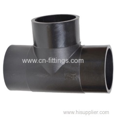 hdpe butt fusion injection equal tee pipe fittings