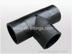 hdpe butt fusion injection equal tee pipe fittings