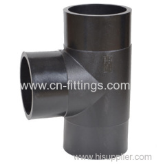 hdpe butt fusion injection equal tee pipe fittings