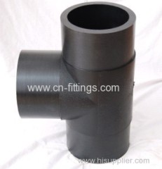 hdpe butt fusion injection equal tee pipe fittings