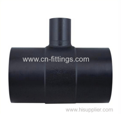 hdpe butt fusion injection reducing tee pipe fittings