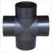 hdpe butt fusion injection equal cross pipe fittings