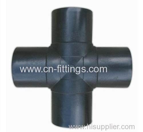 hdpe butt fusion injection equal tee pipe fittings