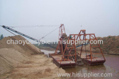 bucket chain type river sand dredger