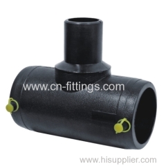 hdpe electro fusion reducing tee pipe fittings