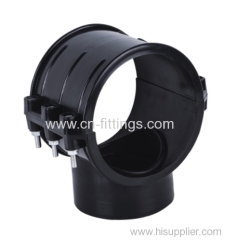 hdpe butt fusion injection clamp saddle pipe fittings