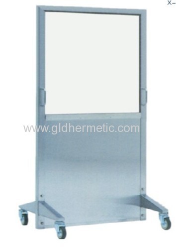 Mobile Lead Shield with Large Size Lead Glass