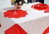 Biodegradable Disposable PP Non Woven Tablecloth , Printed PP Table Cloths