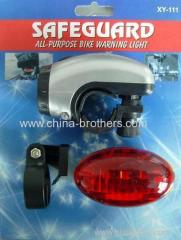 LED Bicycle Lamp Set With Egg Type Tail Light